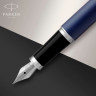 Ручка перьевая PARKER IM MATTE BLUE CT, F CW1931647
